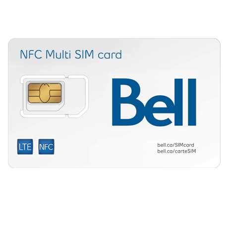 bell nfc-enabled lte multi sim card b2b|bell canada sim activation.